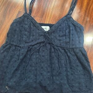 Hollister Dark Blue baby doll top